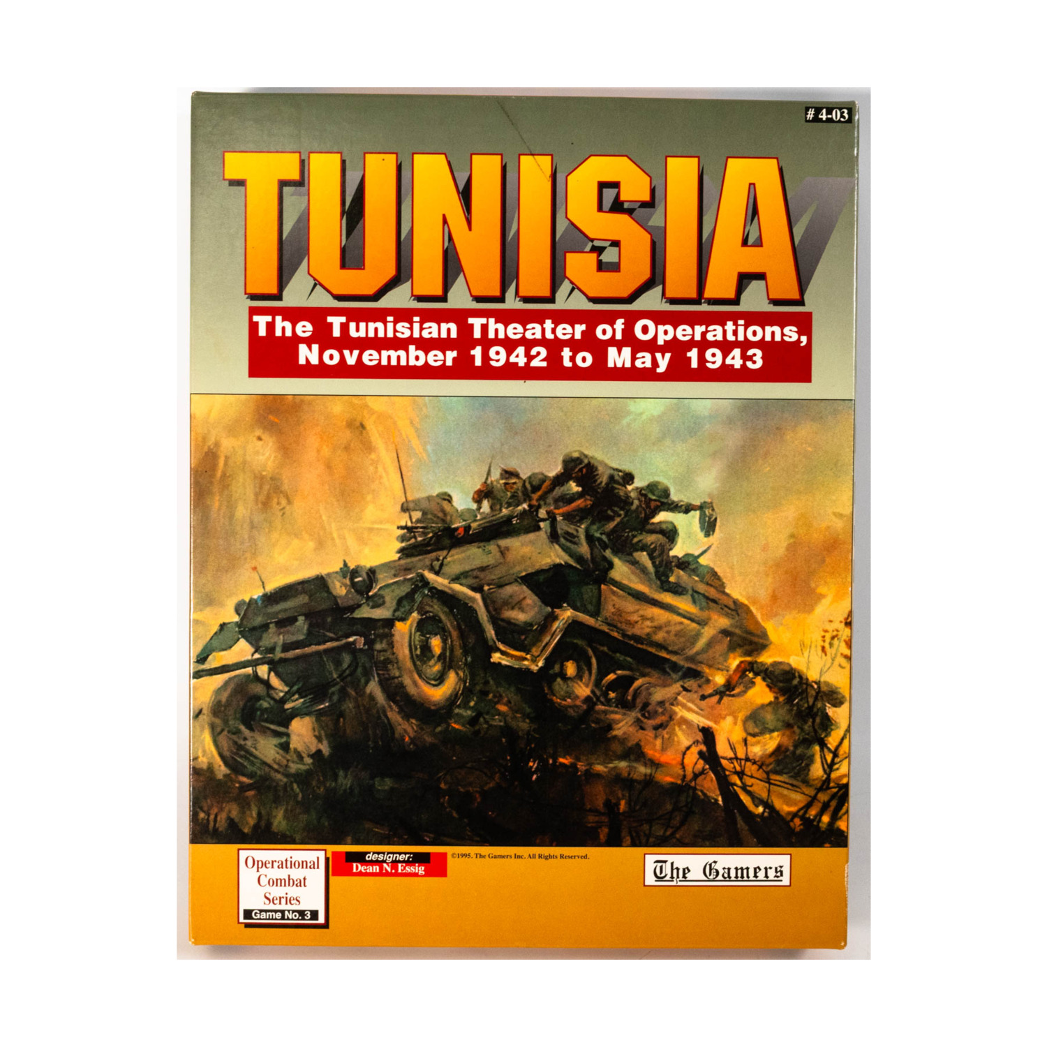 The Gamers Wargame Tunisia I Box VG+/NM