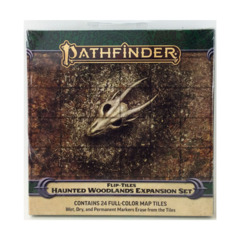 Pathfinder Flip-Tiles: Haunted Woodlands Expansion – 24 Losetas De Doble Cara Para Bosques Encantados, Compatible Con Juegos De Rol