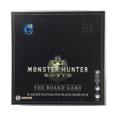 Monster Hunter World: The Board Game by Steamforged Games - Azure Rathalos  & Black Diablos Miniatures Set