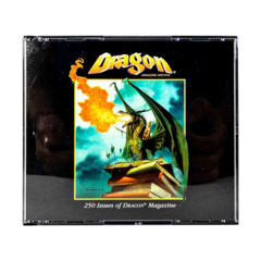 Rare Dragon Magazine Archive 250 Issues of Dragon Magazine PC top CD-ROM Boxed Set