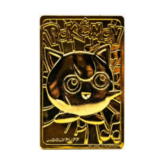 Jigglypuff 23k Gold-Plated Trading Card (Pokmon Merch)  Out of Print |  Noble Knight Games
