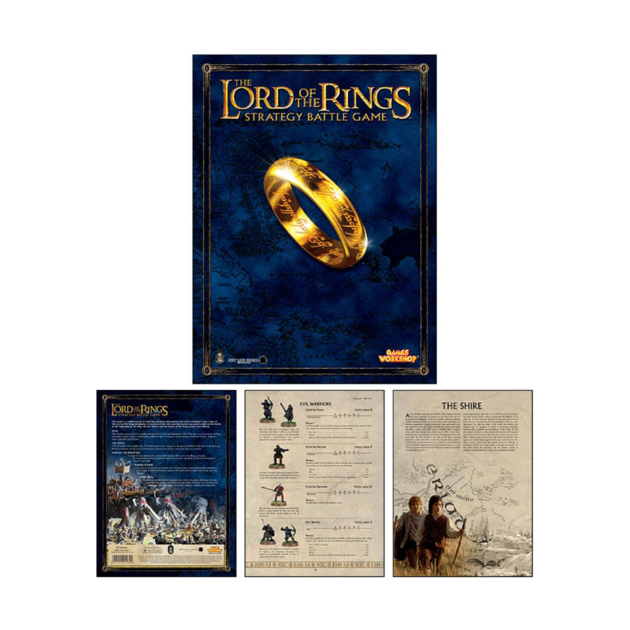 laat staan Ritmisch Vuilnisbak Lord of the Rings Rulebook, The - Lord of the Rings - Noble Knight Games