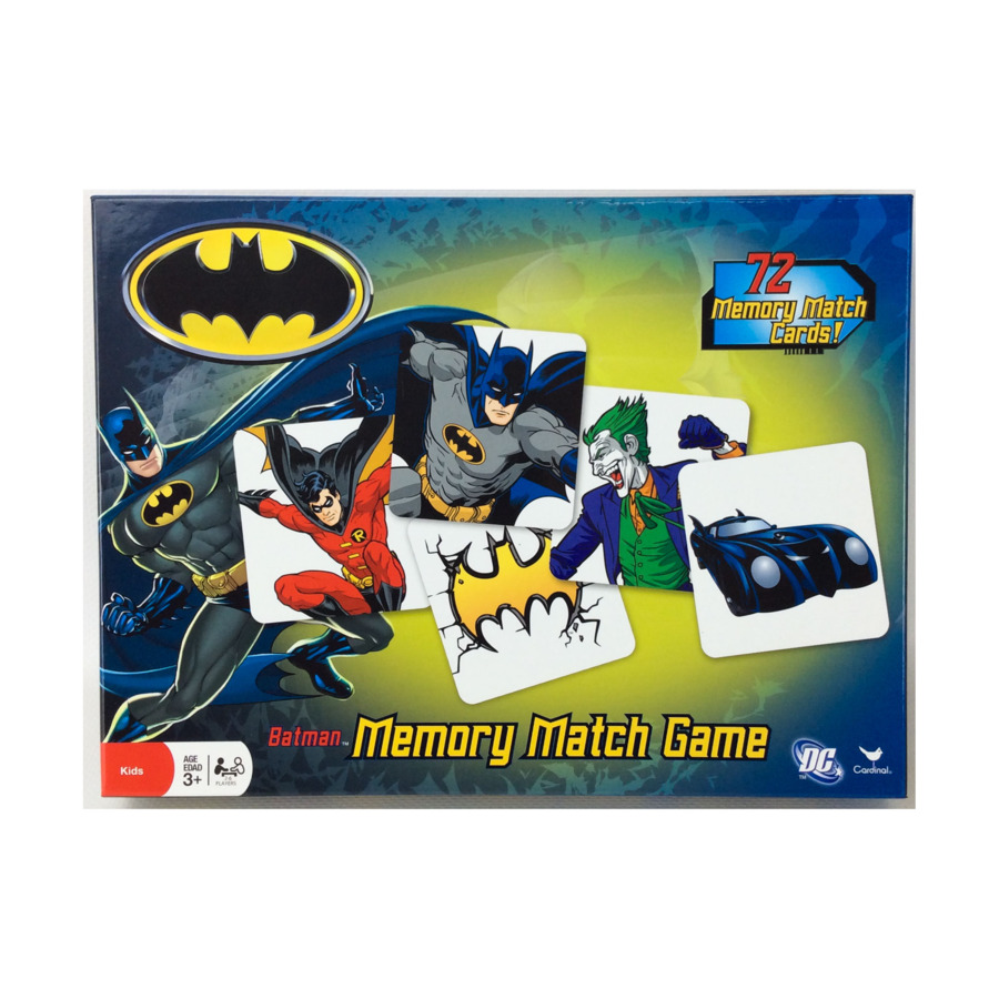 Batman Memory Match Game - Boardgame - Noble Knight Games