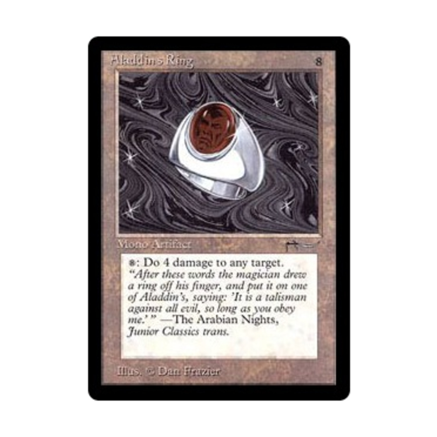 WOTC MtG Arabian Nights Aladdin's Ring (U2) EX - Picture 1 of 1
