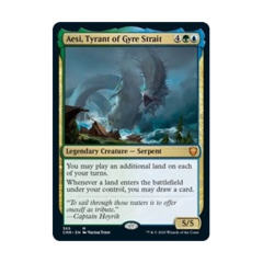 Aesi, Tyrant of Gyre Strait (MR) (Foil) - MtG Commander Legends ...