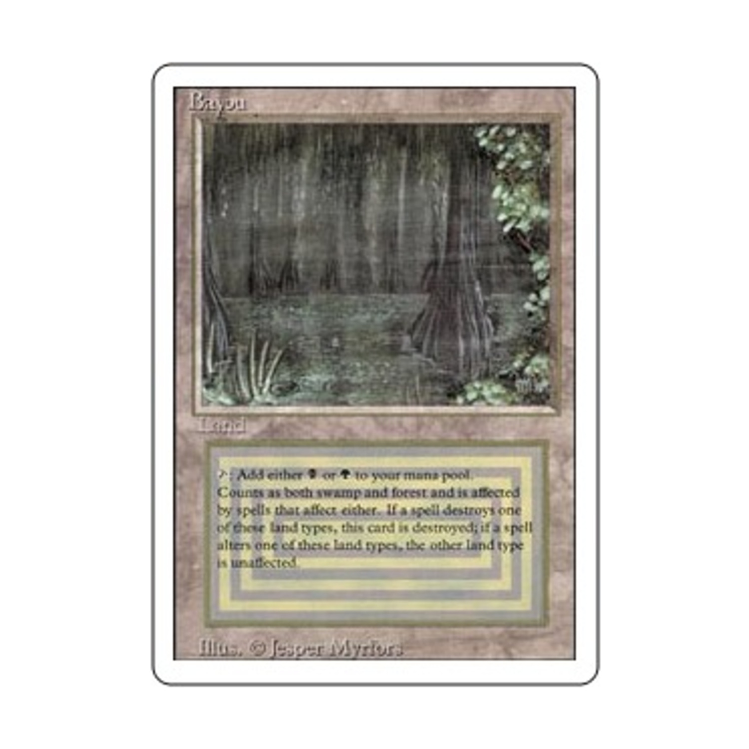 Bayou 【3ED】 WotC MtG 3rd Ed Bayou (R) EX | eBay
