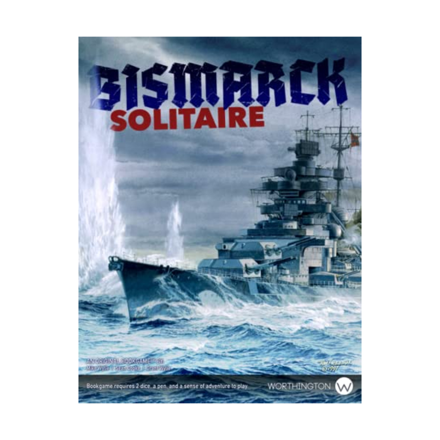 Worthington Wargames Bismarck Solitaire VG+