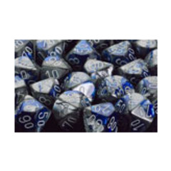 thumbnail image 2 of Chessex CHX26265 Clamshell Gemini Luminary D10 Dice Block, Pearl... 2 of 11