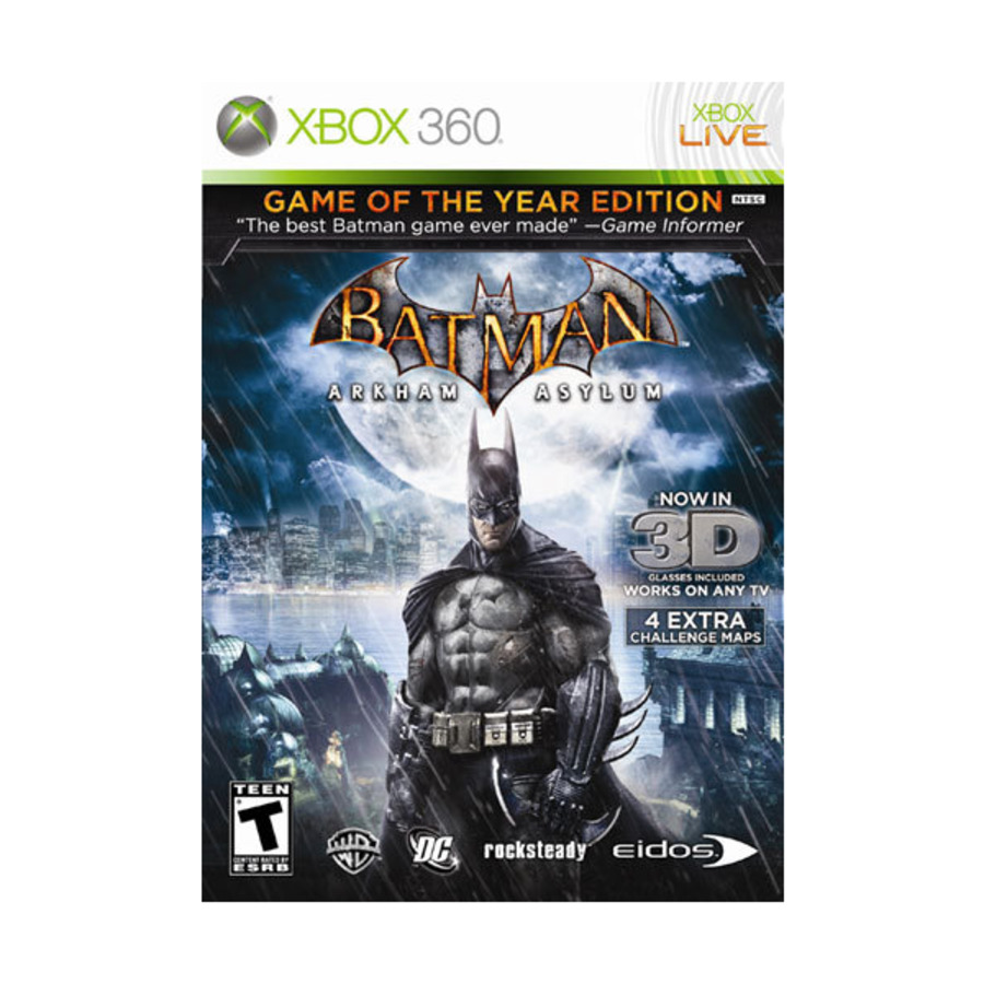 Batman - Arkham Asylum (Game of the Year Edition) - Video Game - Noble  Knight Games
