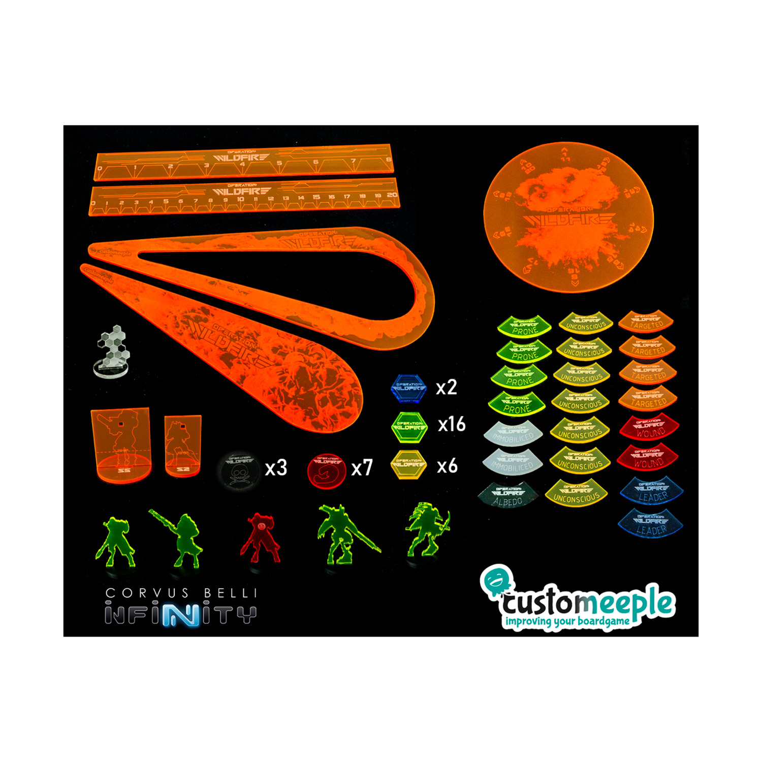 Accesorio Customeeple Infinity Operation Wildfire Deluxe Pack - Inglés Nuevo - Imagen 1 de 1