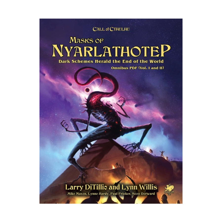 fløjte Mansion Literacy Masks of Nyarlathotep - Slipcase Set - Lovecraft RPG - Noble Knight Games