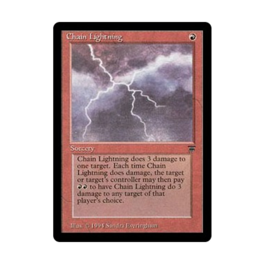 Chain Lightning (C) - MtG Legends - Noble Knight Games