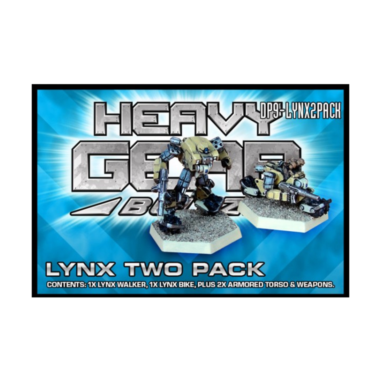 DP9 ヘビーギアブリッツ! ノーザンガード 特殊歩兵 小隊パック 新品 DP9 Heavy Gear Blitz! Northern Guard Lynx Two Pack Pack New