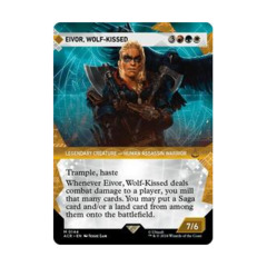 eivor mtg card Eivor, Wolf-Kissed Art Card (Gold-Stamped Signature) [Assassin's Creed –  Black Swamp Games main image 1