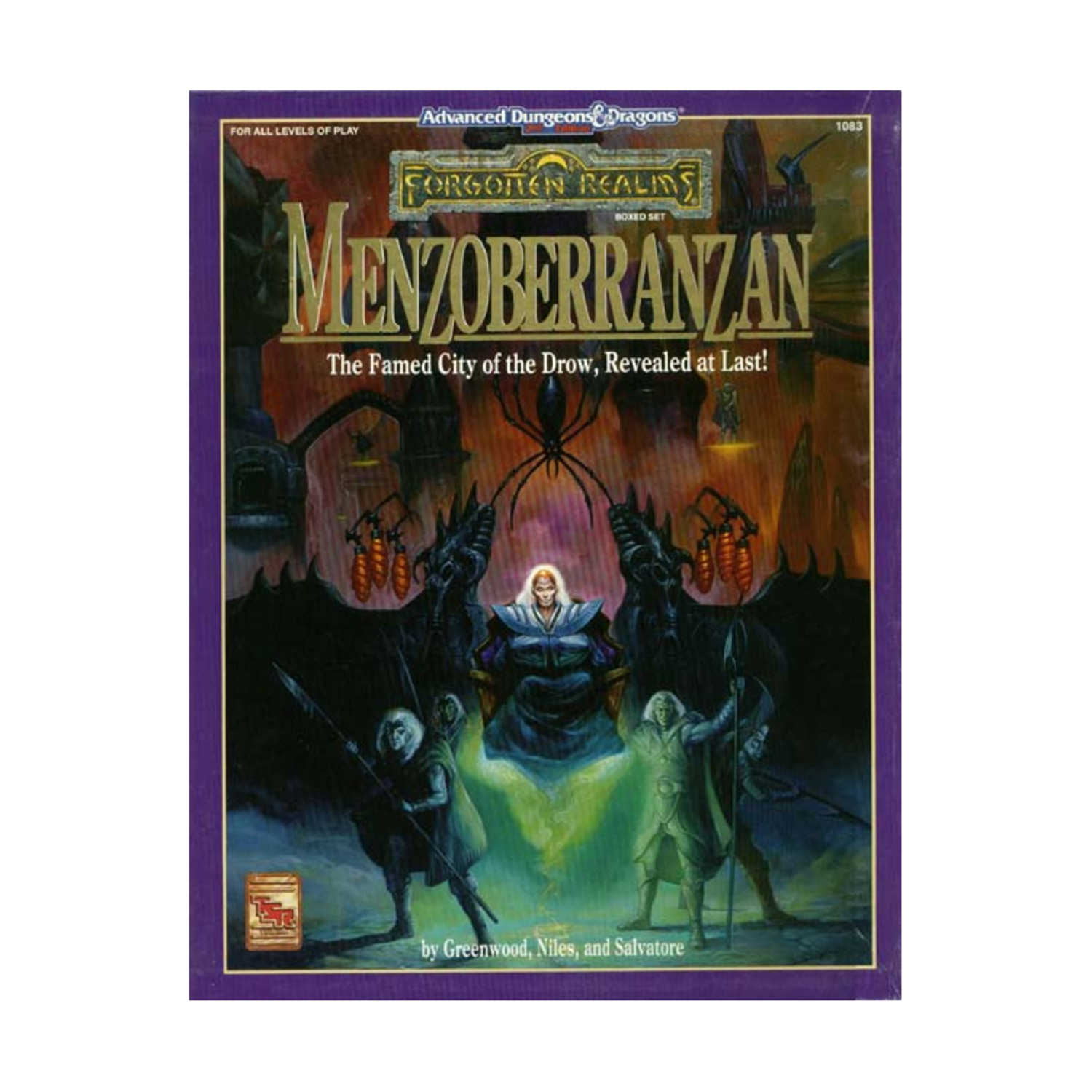 TSR Forgotten Realms Misc Menzoberranzan Fair/VG+