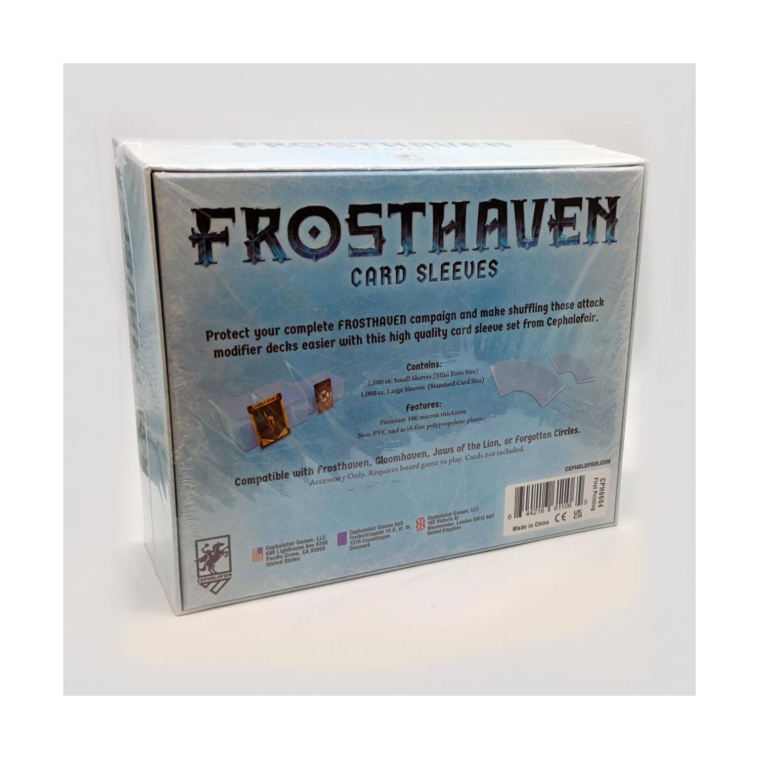 frosthaven card sleeves Compatible Sleeve Bundle You can rest assured that your Frosthaven cards will be protected from dirt Frosthaven Card Sleeve Set