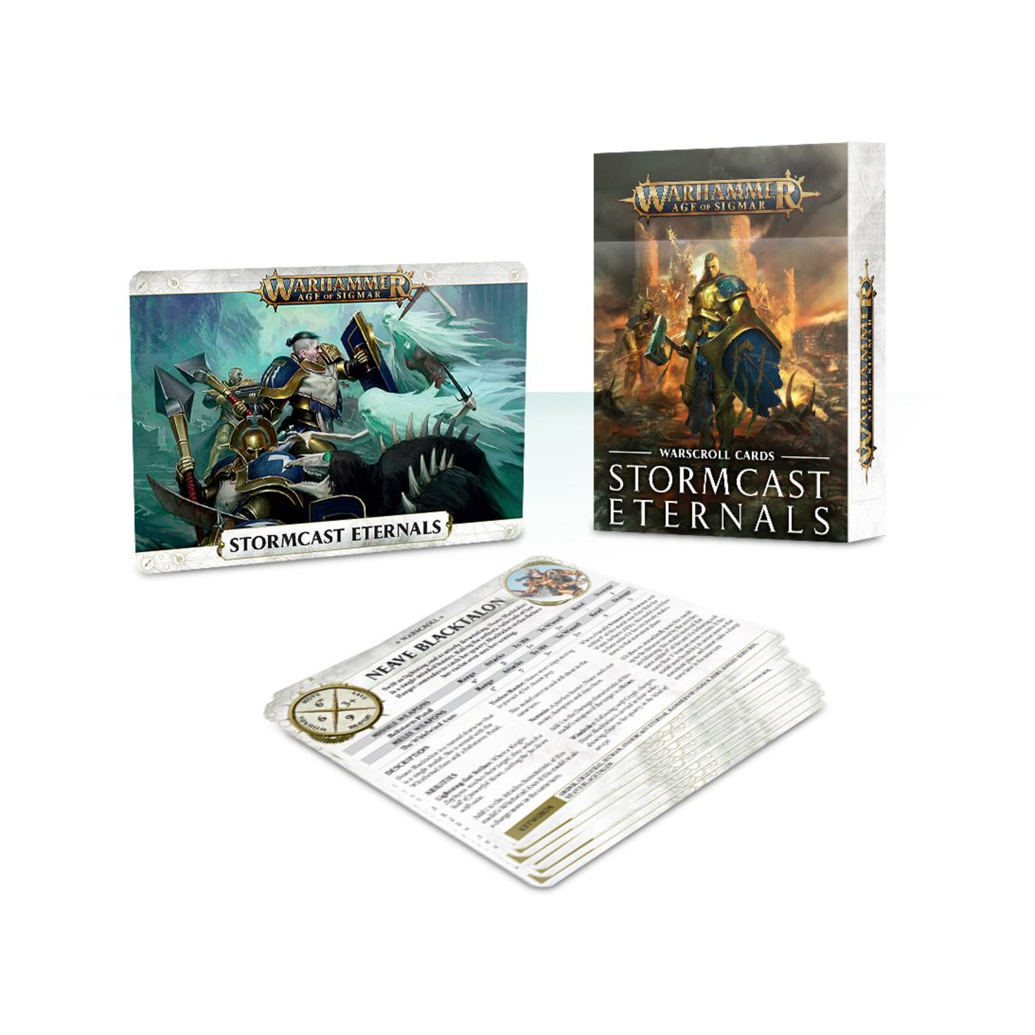 Warscroll Cards - Stormcast Eternals VG+/EX