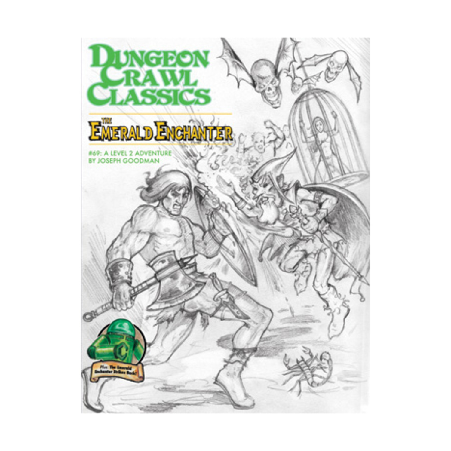 Goodman Games DCC RPG Emerald Enchanter (Sketch Cover) VG+ | eBay