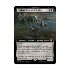 Gollum, Obsessed Stalker (Extended Art) (R) (Foil) - Commander