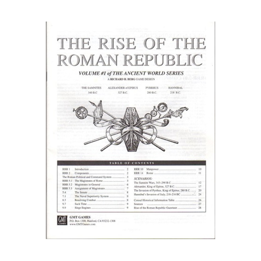 Rise of the Roman Republic, The - Ancients - Noble Knight Games