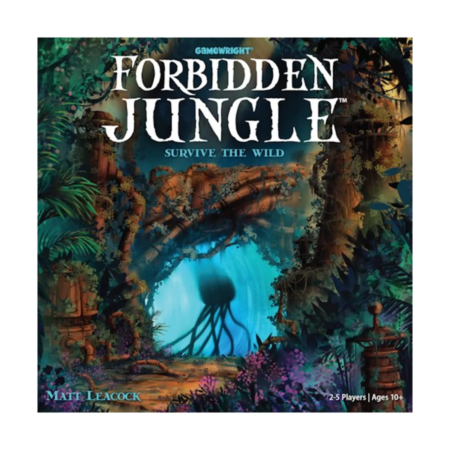 "Forbidden Jungle - Survive the Wild" Board Game