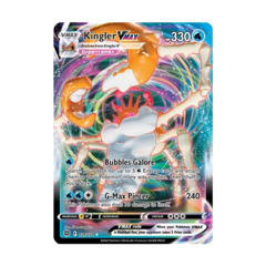 Kingler VMAX (UR) #029/172 (Holo) (SWSH09: Brilliant Stars)  Out of Print  | Used Copy | Noble Knight Games
