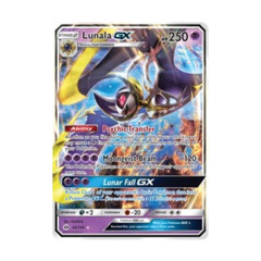 Pokemon Sun & Moon Base Set Ultra Rare Holo Lunala-GX #66