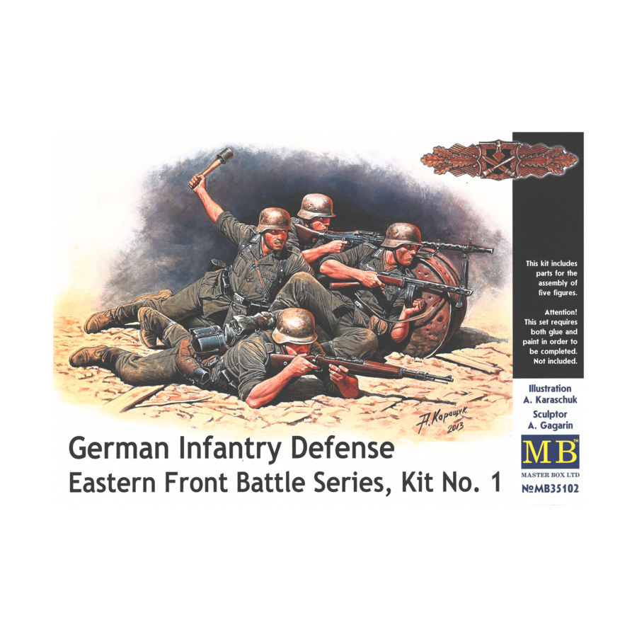 German Infantry Defense - Eastern Front Model 1:35 - Noble Knight ...