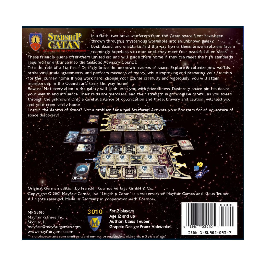 Starship Catan Boardgame Noble Knight Games