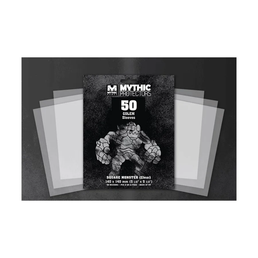 Mythic Games: Golem Sleeves - Square, 140mm (50)