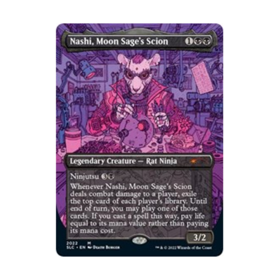 Nashi, Moon Sage's Scion (Borderless) (MR) (Foil) - Secret Lair