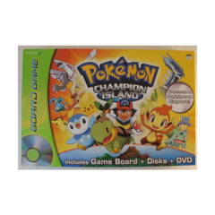 SnapTV Pokemon Champion Island DVD Board Game COMPLETE