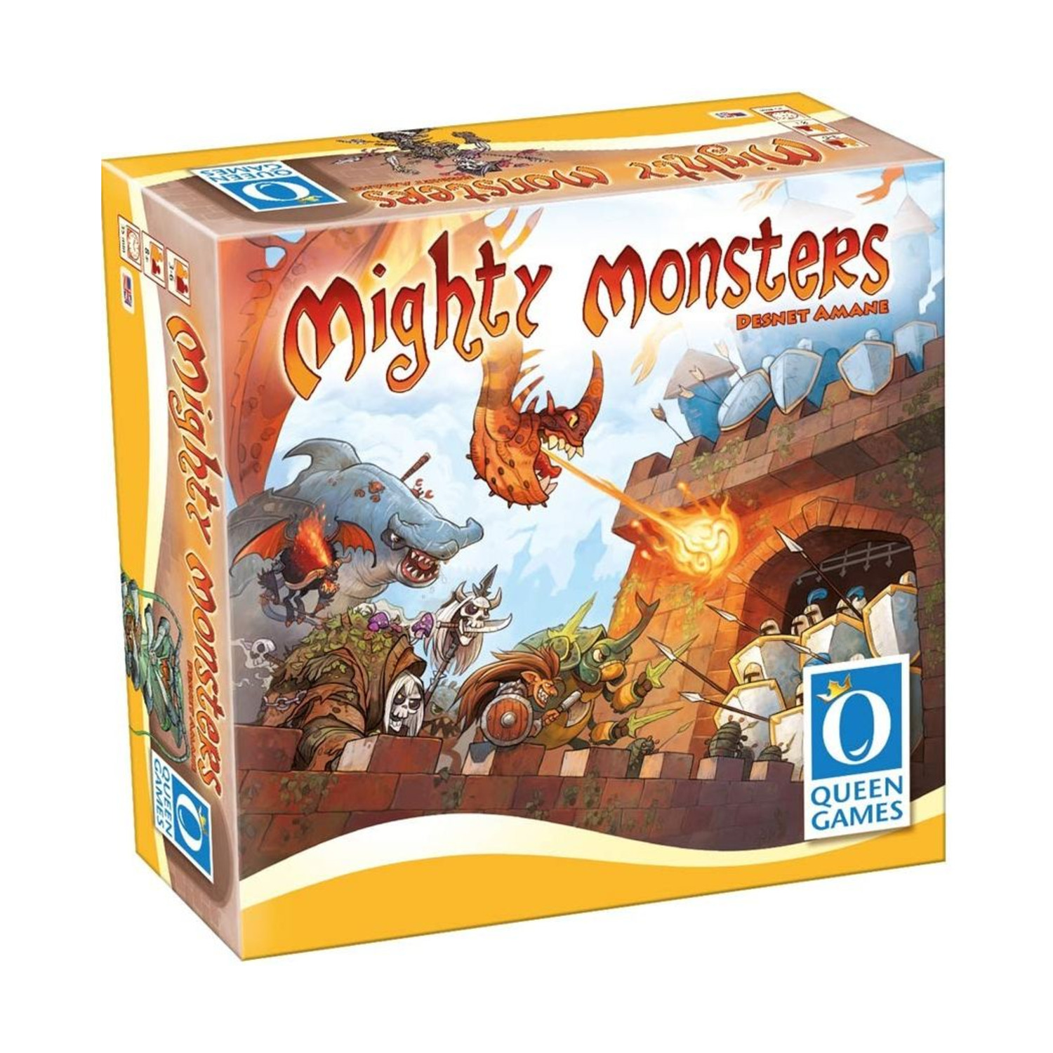 Queen Boardgame Mighty Monsters Box VG+/EX - Picture 1 of 1