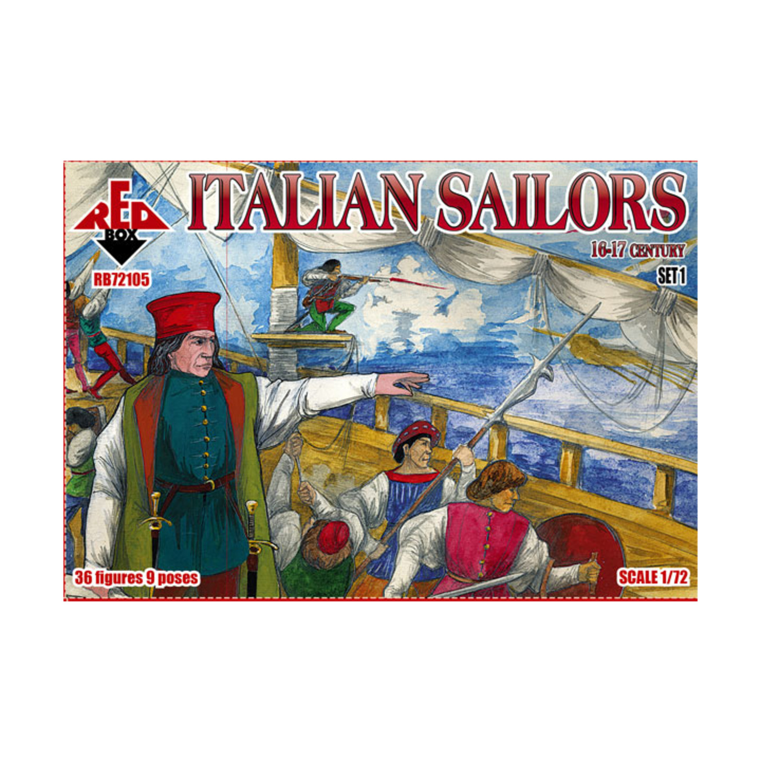 Red Box 16th-17th Century 1/72 Italian Sailors Set #1 NewのeBay 