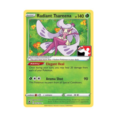 radiant tsareena pokemon card value 016/195 PokeChalet RarityRadiant Rare Hit Points140 HP Colorless Radiant Tsareena (RR) #016/195 (Holo)