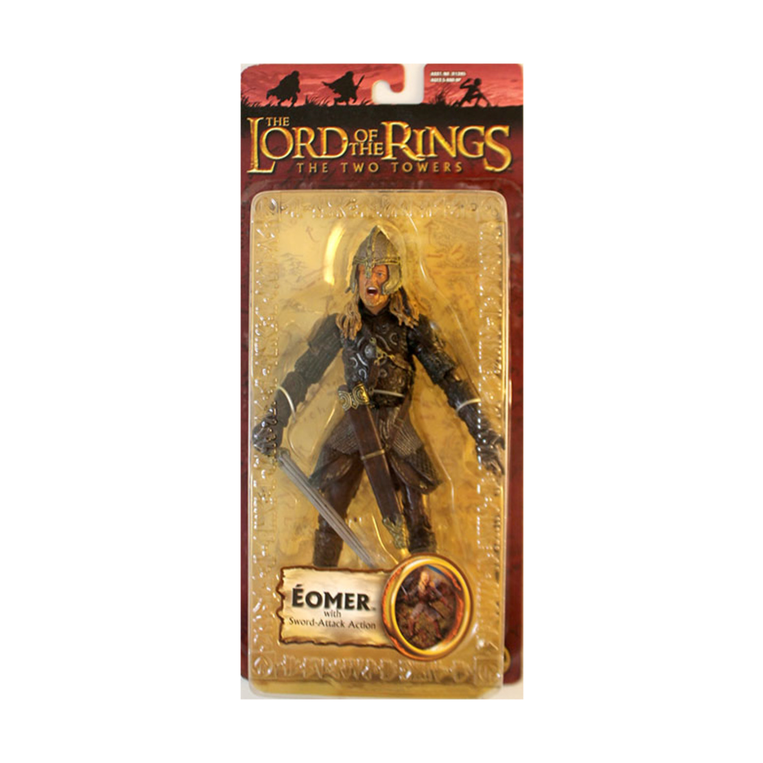 Toy Biz Lord of the Rings Action Figure Eomer w/Sword Attack Action New