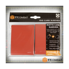 Matte Card Sleeves - Red (100) (Sleeves/Storage) New | Noble Knight Games Matte Card Sleeves - Red (100) (Sleeves/Storage) New | Noble Knight Games