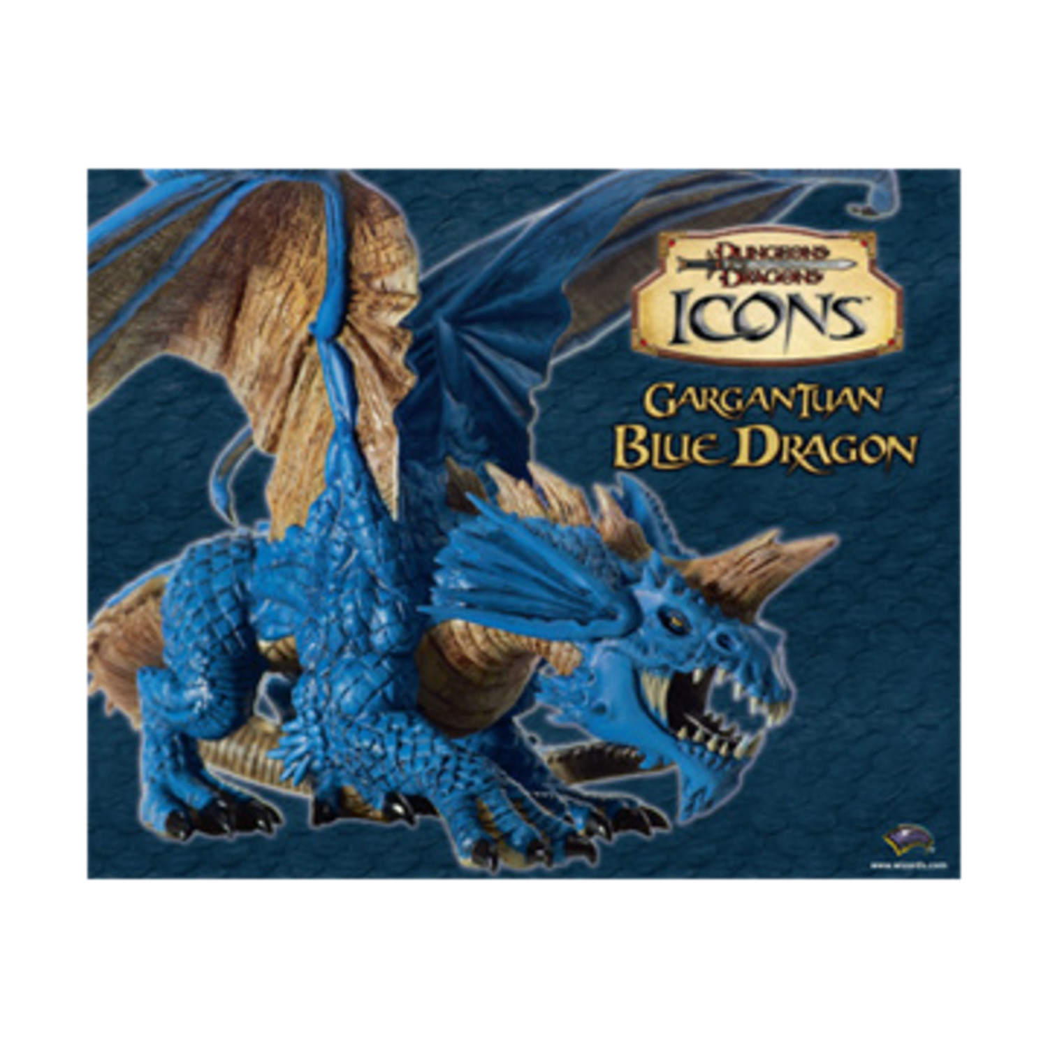 WOTC D&D Minis Gargantuan Blue Dragon VG/Mint | eBay