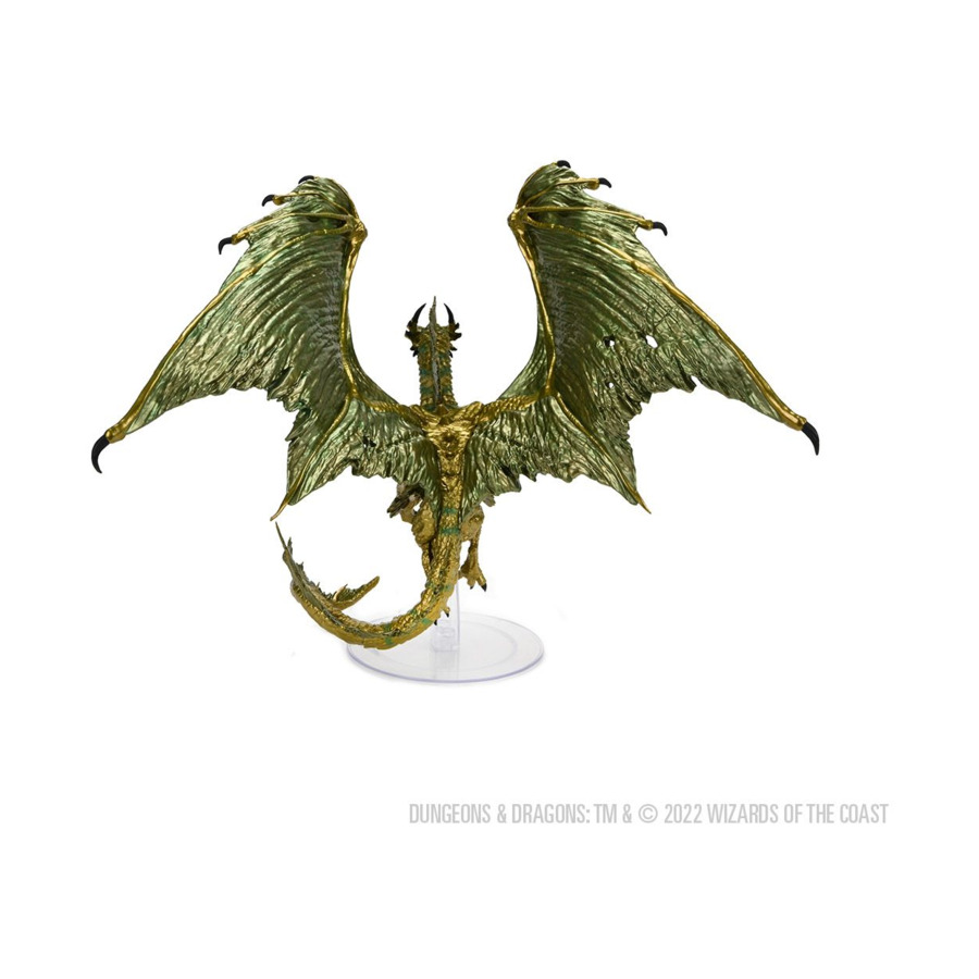 udvikle virksomhed landmænd Adult Bronze Dragon Premium Figure - D&D Mini - Noble Knight Games